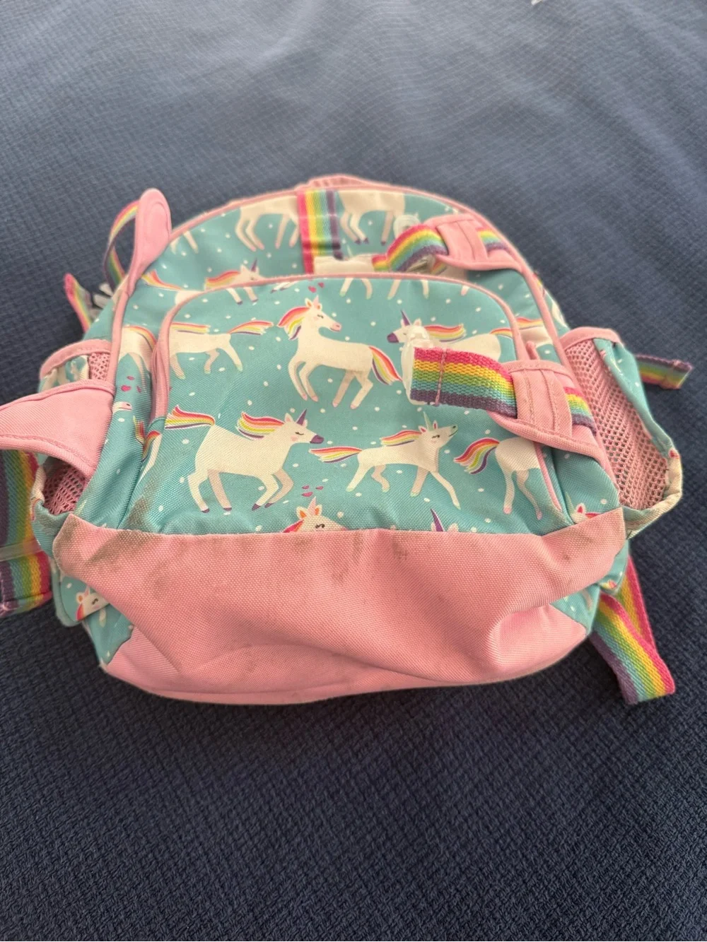 Pottery Barn Unicorn Kids Nap Mat + Matching Backpack